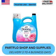 140 fl oz, 190 Loads, Downy Ultra Laundry Liquid Fabric Softener, April Fresh 0.14 per gallon