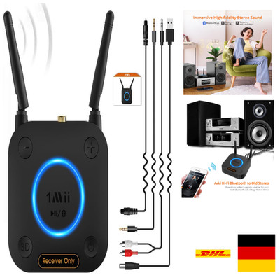 Bluetooth Empfänger aptX HD 3D Audio Doppelantenne 1Mii B06 Pro Audioadapter