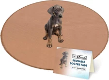 48" Reusable Dog Pee Pad - Washable Waterproof Potty Training Mat
