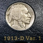 1913-D T1  Buffalo Nickel - Fine  / Fine  (SA)