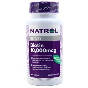 Natrol Biotin (10,000mcg) Maximum Strength  100 tabs