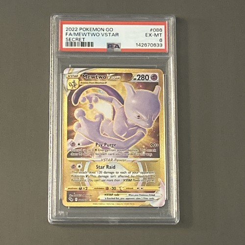 Mewtwo VSTAR graded PSA 6 for sale on eBay