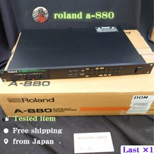 Roland A-880 MIDI Patchbay 8 In 8 Out MIDI Router Switcher with box Tested