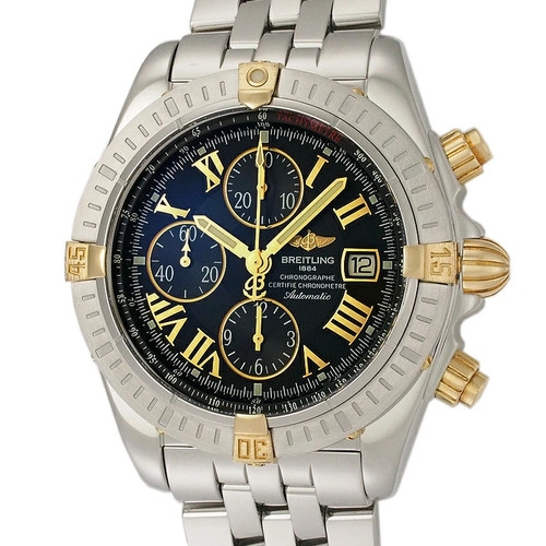 Breitling Chronomat Evolution Bicolor B13356 B156B18PA Finishe...