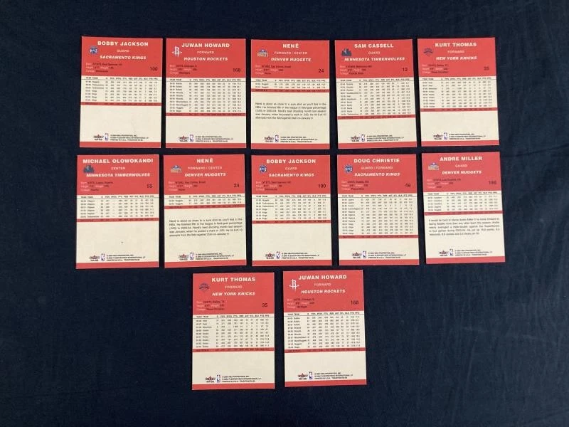 Fleer Traditions 2004 Basketball Cards Lot of 12 - Mint Timberwolves & Kings - Image 2 of 4