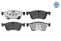 Meyle Bremsbelagsatz, Scheibenbremse 025 265 9418/PD FüR MERCEDES-BENZ Renault