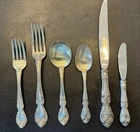 Gorham Melrose Sterling Silver Flatware Set 72 Pcs Service Vintage 12 settings