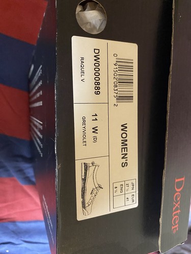 Dexter Raquel V Women's Bowling Shoes Wide Ice/Purple Size 11 Barely used w/ box - Picture 5 of 12