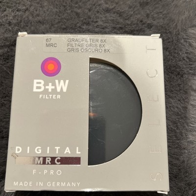 B+W 67mm MRC 103M ND 0.9 Neutral Density Filter 3-Stop GERMANY NIB