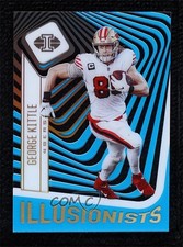2021 Panini Illusions Illusionists Light Blue 209/299 George Kittle #ILL-5 0d44