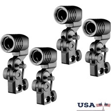 E27 Base Lamp Bulb Holder W/ 6ft Power Cable On-Off Switch Adjustable Angle New