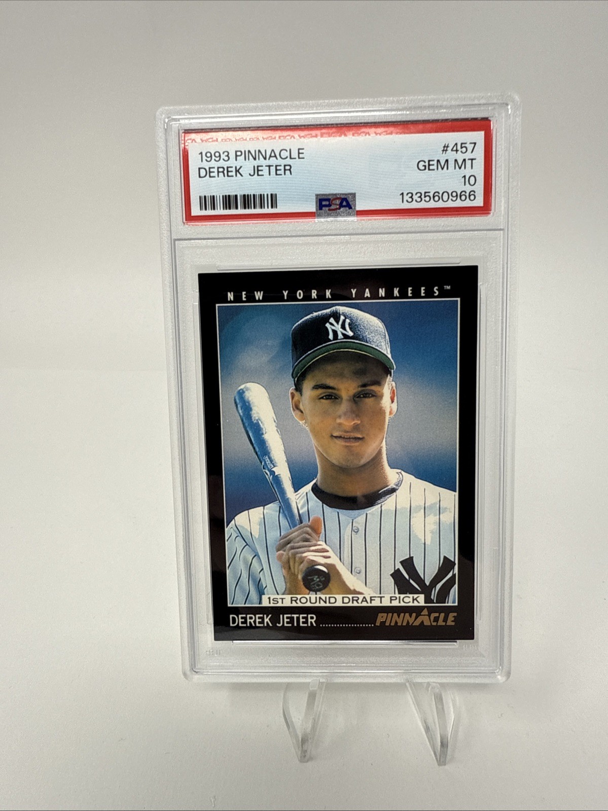 1993 Pinnacle Derek Jeter 457 PSA 10