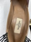 Valentino Garavani Burgundy Beige Two Tone Leather Pump W 5.5 — photo 7