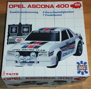 Taiyo Dickie Opel Ascona 400 Funkfernsteuerung Radio Control Car mit OVP