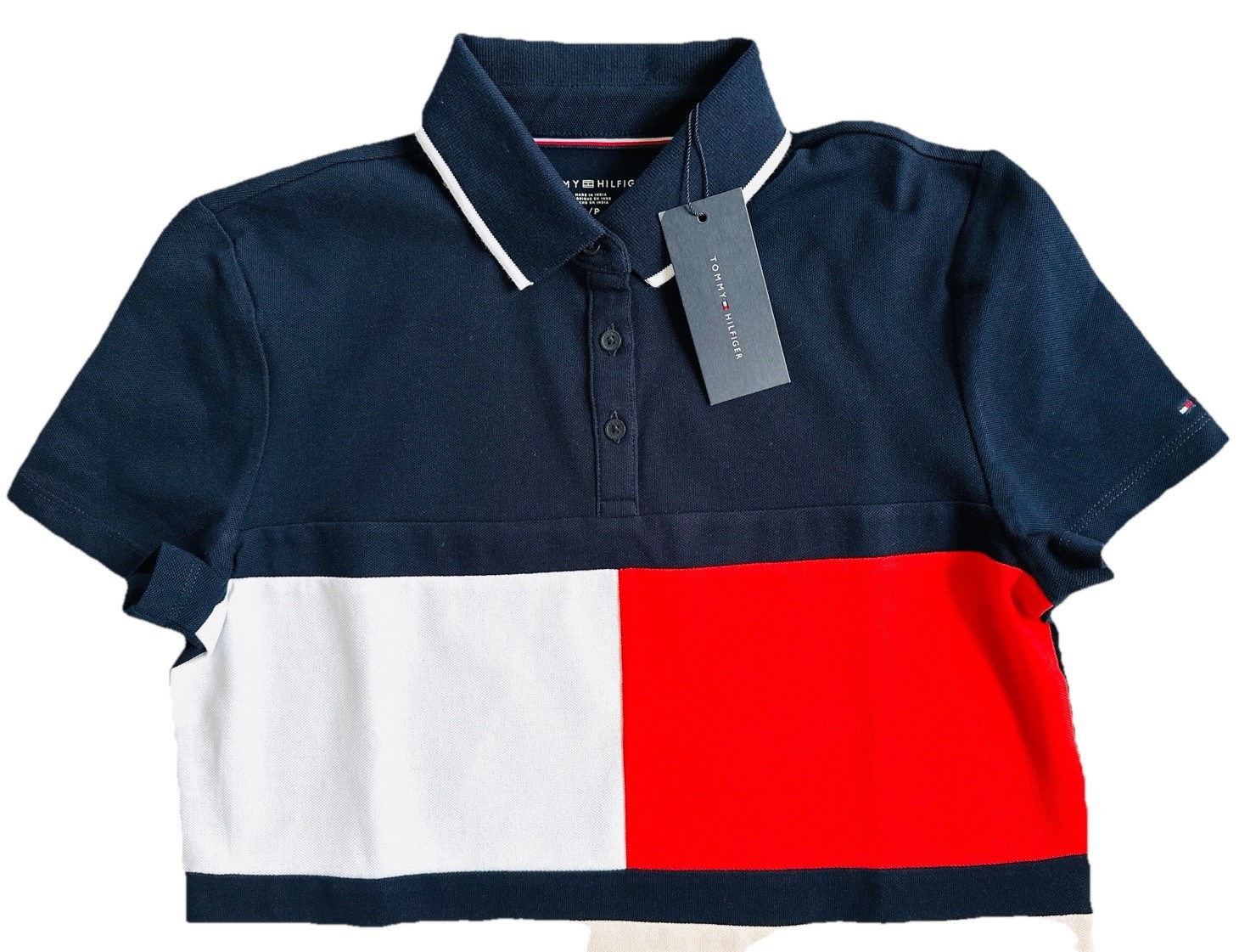 Tommy Hilfiger Women's Colorblock Polo Dress Size: S thumbnail 2