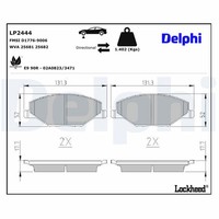 Bremsbelagsatz Scheibenbremse Delphi LP2444 FüR 6R1 Fabia Skoda 6C1 VW Polo 5 2