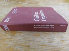 IBM Guide to Operations Personal Computer PCjr, IN BINDER, 1502292