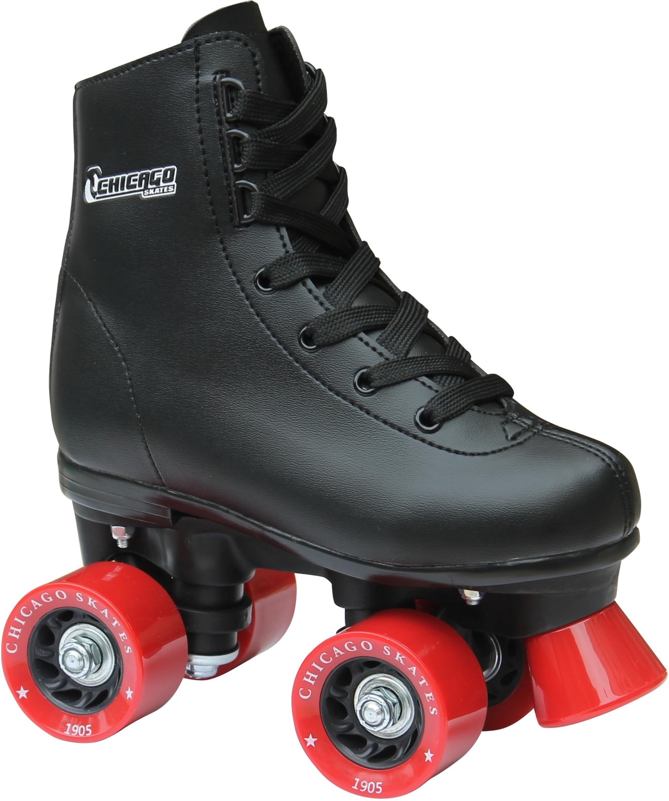 Girls Rink Roller Skate - White Youth Quad Skates Men Size 1
