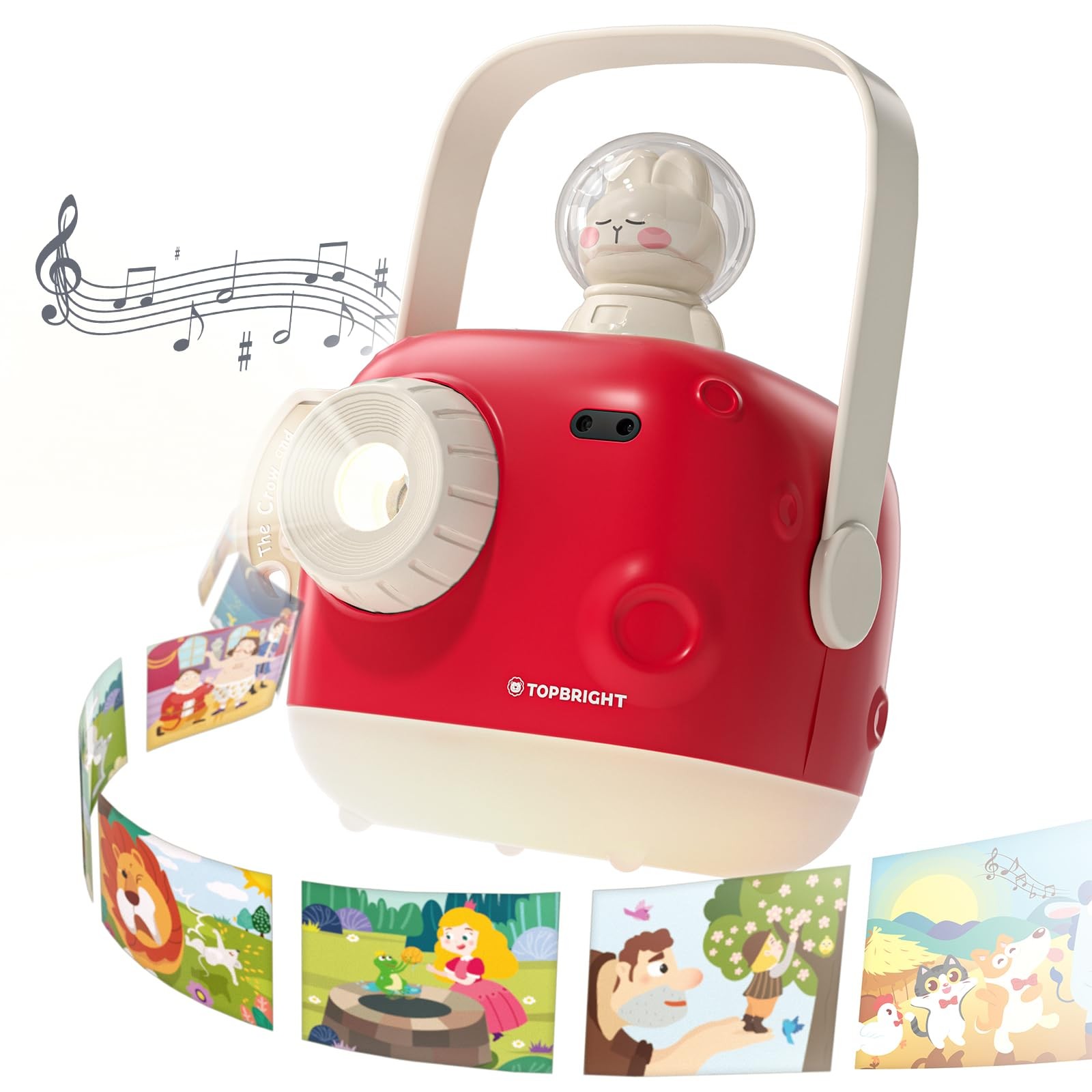 Story Projector for , Audio Books with 8 Stories and Music, Bedtime Story Tel...