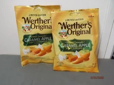 Limited Edition Werther's Original Caramel Apple Soft Caramels 2 Bags NEW