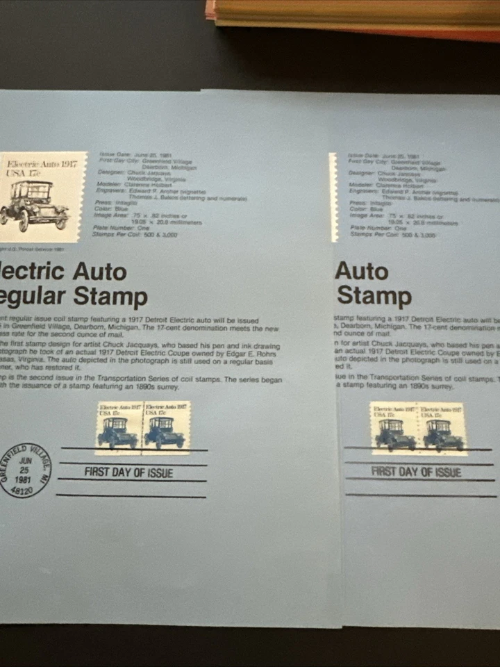 Bulk Lot #1, 48 USPS Official First Day Souvenir Page FDC PNC Plate Number Coil - Image 4 of 4