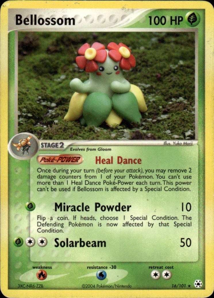 Bellossom 16/101 Rare Hidden Legends Pokemon Lightly Played