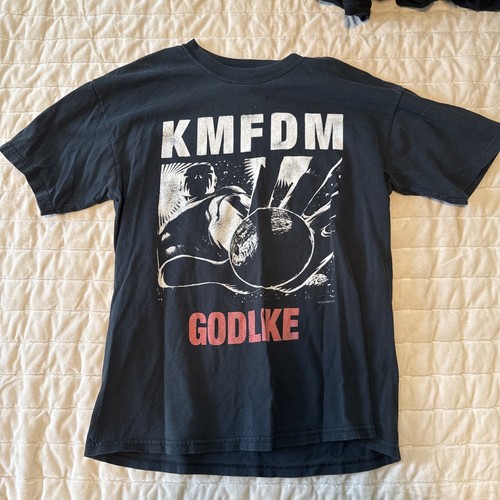 Camiseta vintage KMFDM - Godlike "Govern Your Soul" (1994, grande) - Imagen 1 de 3