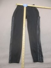 Adidas Size S Womens Black Pull On Pockets Stretch Athletic Sport Pants 318