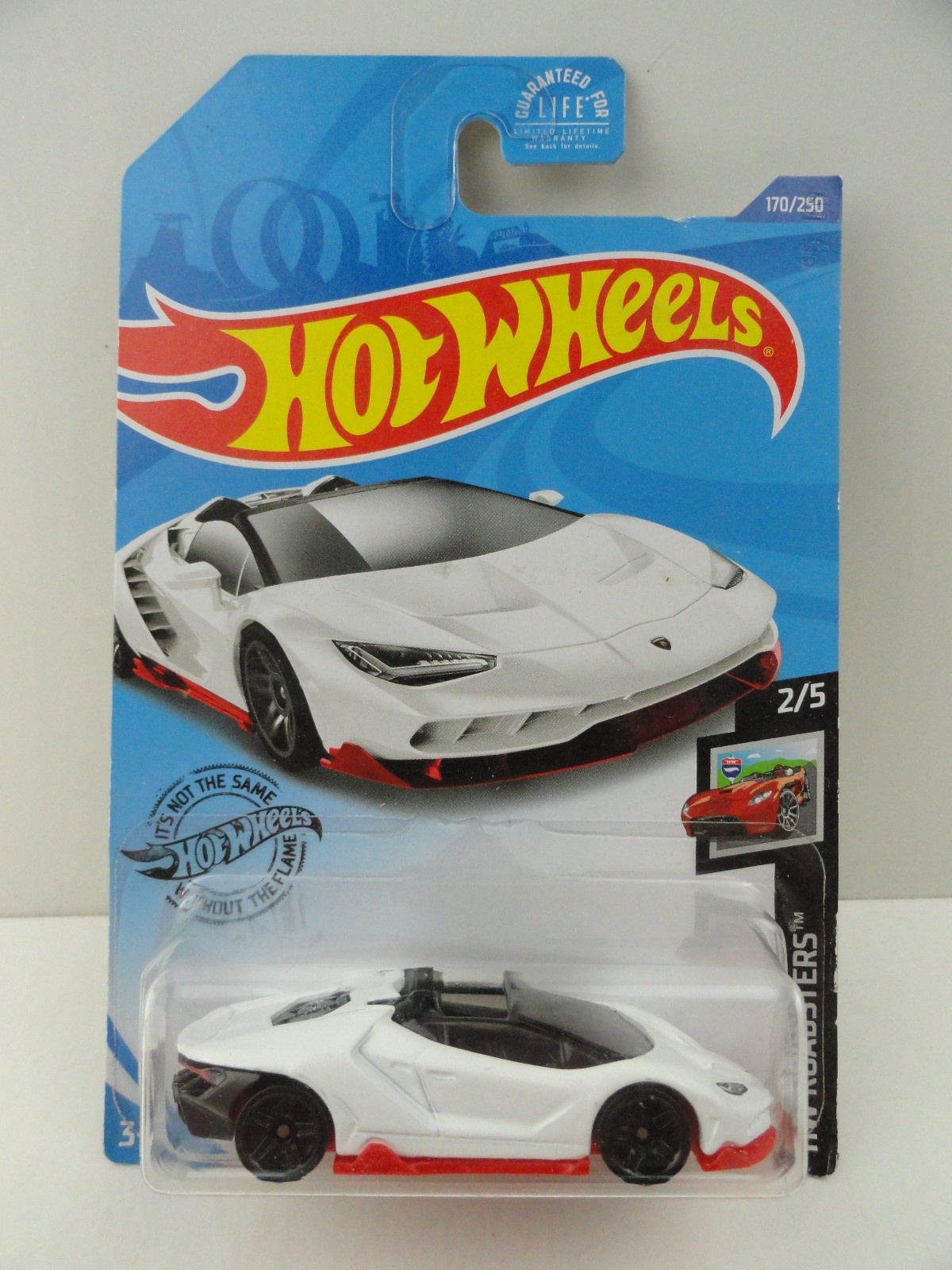2020 Hot Wheels Roadsters #2 ‘16 Lamborghini Centenario Roadster (White)