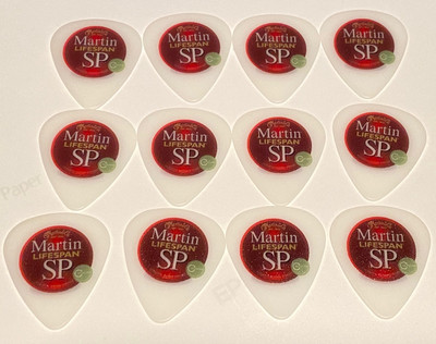 Martin SP Guitar Picks. Heavy Gauge Lot of 12 Unused.