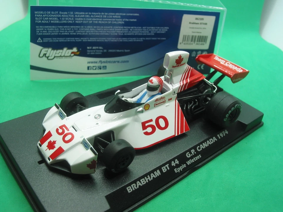 FLY 1/32ND SLOT CAR 062105 BRABHAM BT44B CANADA GP 1974 #50 BNIB - Image 2 of 3