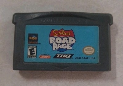 The Simpsons Road Rage (Nintendo Game Boy Advance, GBA) 