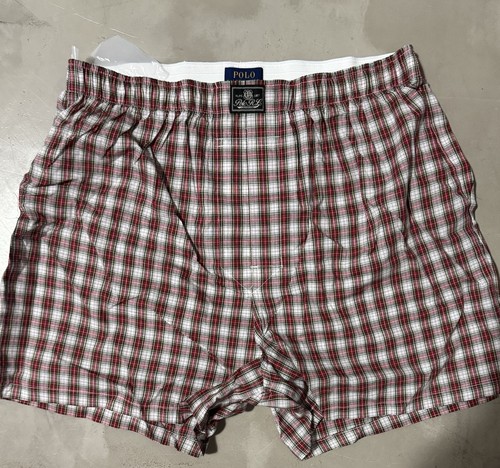 Polo Ralph Lauren Cotton Boxer Shorts Size Large 3-Pack 3 Pezzi Pantaloncini - Foto 7 di 10