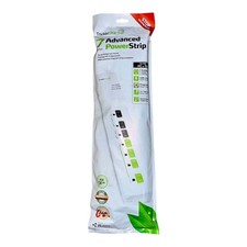 NEW TrickleStar 7 Outlet Advanced Power Strip 3 Foot Heavy Duty and Fireproof