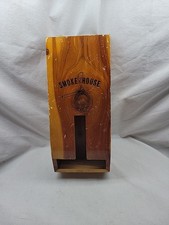Smoke House Cedar Wood Wall Hanger Made In USA Vintage