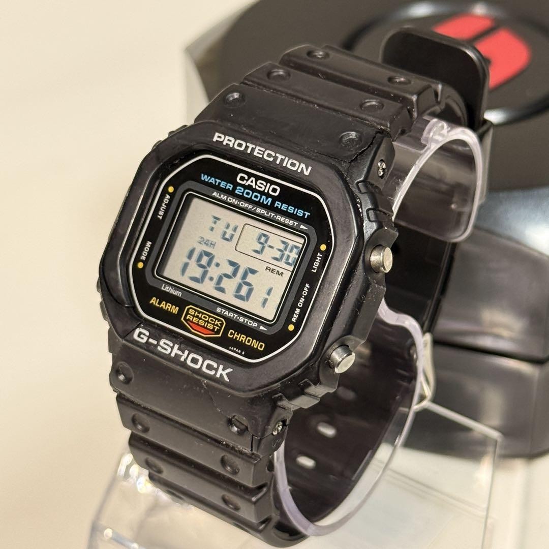 G-SHOCK DW5600C Dw-5600c-9v Black WR 200m Module 901 RARE