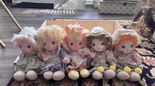 5 Precious Moments Plush Dolls.