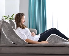 BRITENWAY Bed Wedge Pillow Set 4pc Orthopedic Pillow Set - Scratch & Dent