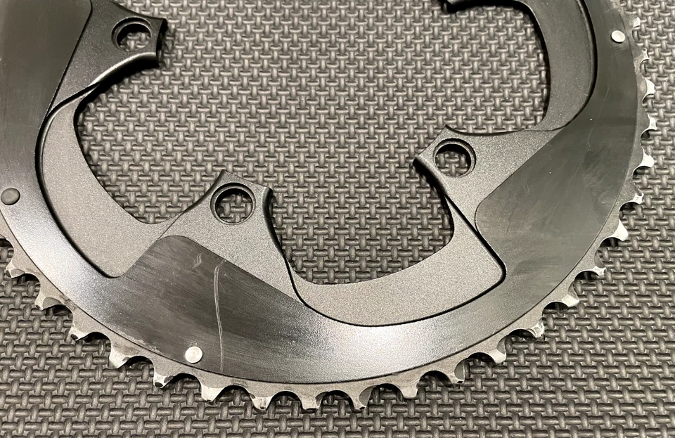 Sram 52 Tooth Chainring; 11 speed; 110 BCD; 5 arm; Black; Excellent Condition - Image 4 of 4