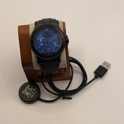 Michael Kors Smart Watch, Black, Charger Included, Silicone Band,