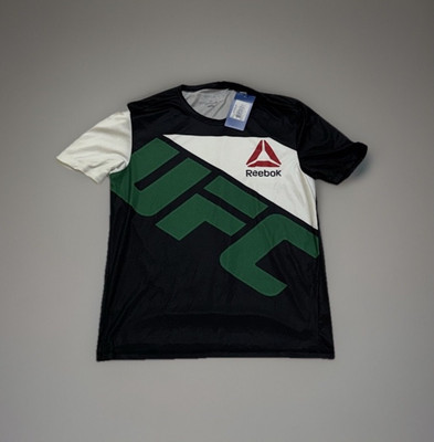 UFC Conor McGregor Jersey T-Shirt Reebok Adult Black Green White