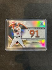 2023 Bowman Chrome Coby Mayo Scouts Top 100 - BTP-91