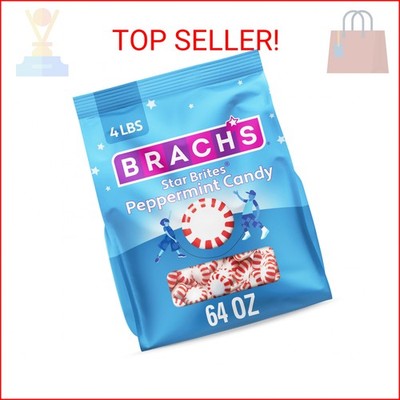 Brach's Star Brites, Peppermint, Individually Wrapped, Made With Real Peppermint