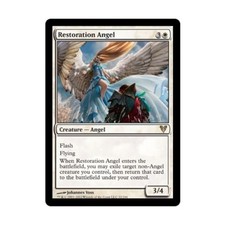 WotC MtG Avacyn Restored Restoration Angel (R) (Foil) EX