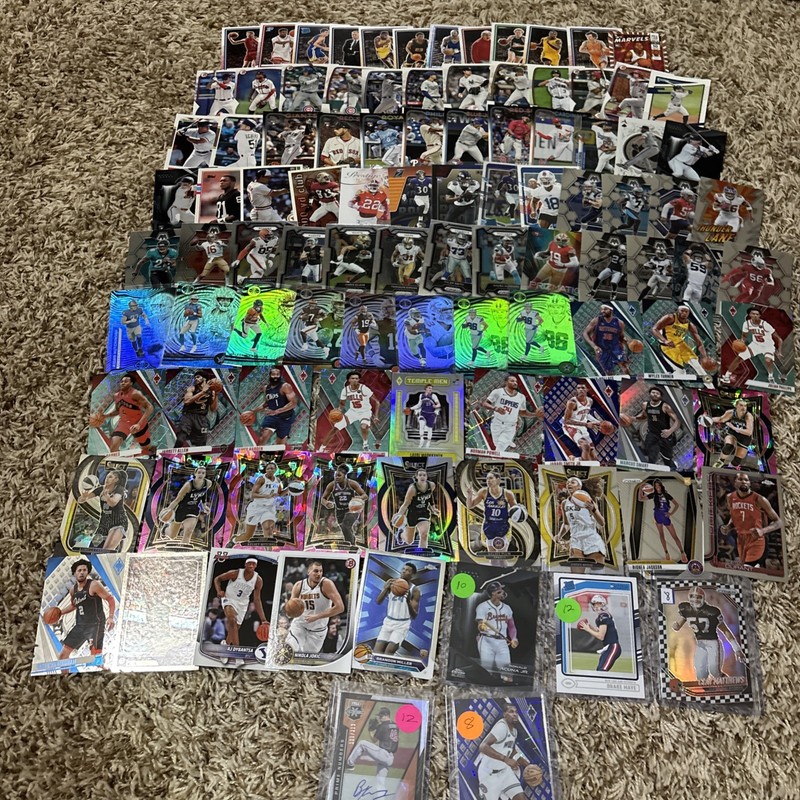 Huge Sports 100 Card Assortment Lot With Stars RC Auto #’D- Maye Acuna AJ