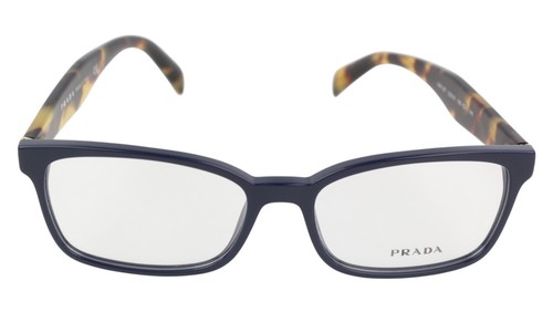 PRADA 0PR18TV Women Eyeglasses OS Animal Print Frame Demo Lens Logo RRP$295 - Picture 2 of 8