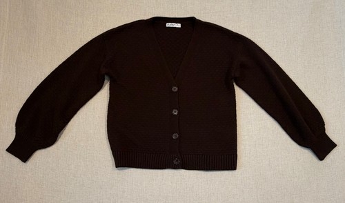 Aster Cardigan Chocolate Brown, Small
