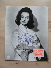 Nadja Tiller autograph signed 22x29 cm cinema poster lobbycard "Moral 63"