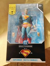 DC Multiverse McFarlane Superman  Gold Label - Battle Damage - Superman Movie