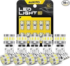 AUXITO Latest 194 LED Bulb 6500K White Super Bright 168 2825 T10 W5W LED Bulb